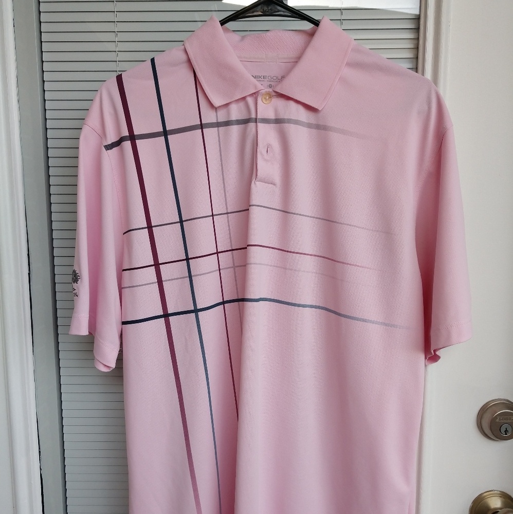 Nike Golf Polo, M,  Pink